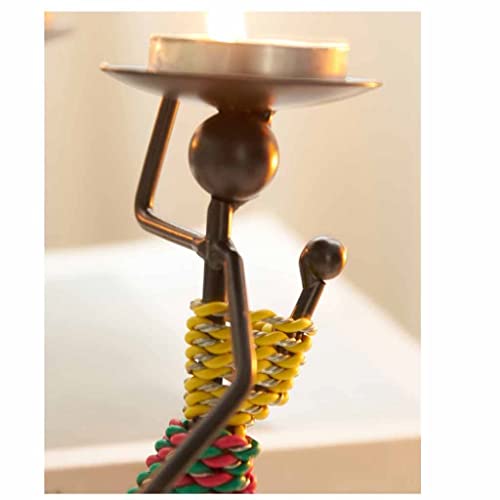 Lhllhl Candlestick Abstract Character Sculpture Candle Holder Decor Handmade Figurines Home Decoration Art Friends Gifts #TOP3