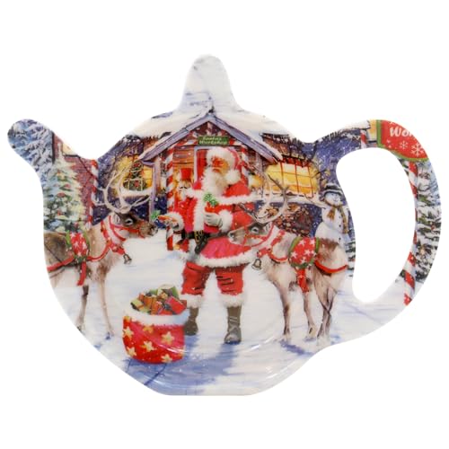 Lesser & Pavey Macneil Traditional Santa Teabag Tidy - 13cm x15cm...