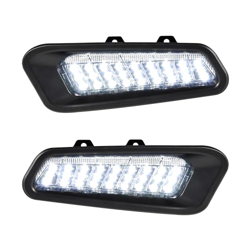 SLORIMOD LED Front Bumper Accent Lights for Polaris Ranger XD 1500 2024 2025 Accessories, High Brightness Waterproof Auxiliary Brush Guard DRL Lights with Seamless Fit, Replacement for #2889767