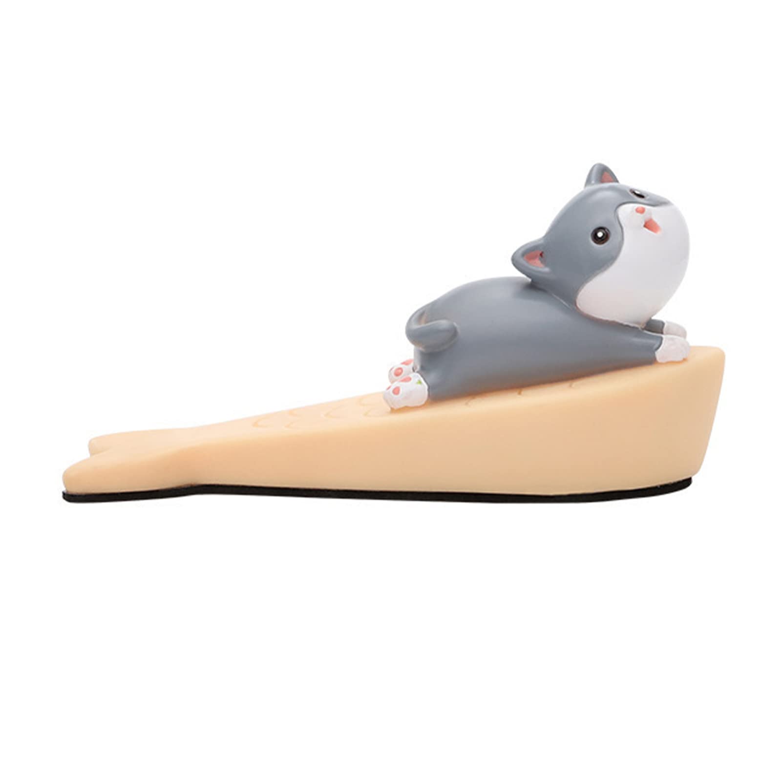 HAOHIZE Door Stoppers,Animal Door Stopper Cute Animal Door Stop Collision Prevention Windproof Prevent Slipping Funny Decorative Wedge Door Stopper (Kitten)