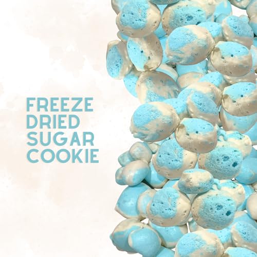 Sugar Cookie Flavored Freeze-Dried Taffy 2 oz – Crunchy & Airy Snack – Bite-Size Pieces – Ships in Box – Bold Taste & Light Texture