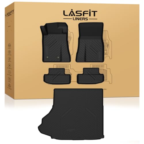 Image of LASFIT Floor Mats for Ford Mustang 2024 2025 2026 Fit w /o Subwoofer Box