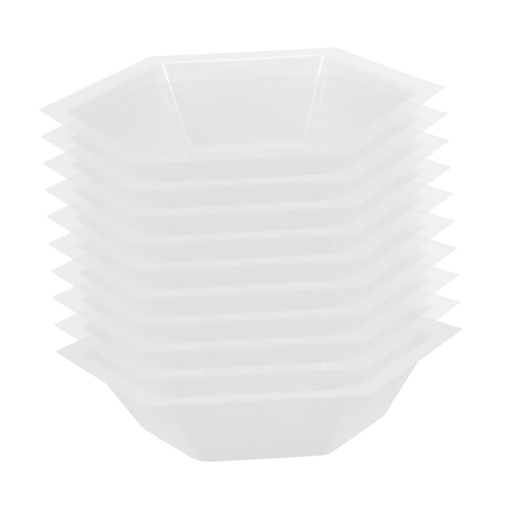 HOMOCONO 10pcs Weighing Dish Storage Trays Weigh Boats Sample Weighing Trays Weighing Plates Balance Weighing Pans Small Weighing Trays Laboratory Supplies Weighting Dishes Beige