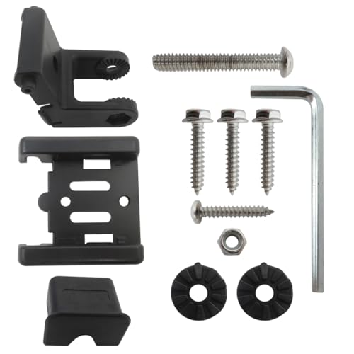 7400931 Transducer Bracket, Transducer Mounting Plate Compatible for MHX XNT XHS Model Transducers for Fishfinder Sensors Transom Mounting Plate Transom Mounting Hardware Kit Transducer Mount