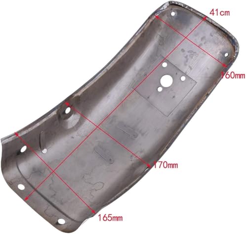 Aile de moto pour garde-boue arrière chromé custom chopper bobber - 2