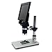 FENOKD Microscope Kit G1200 Microscope Electronic 12MP 7 Inch LCD Display Tools Alloy Base Microscope Slides,USB Model,11200X