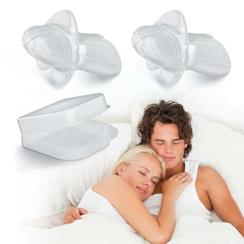 Anti-Snoring Devices, Comfortable Snore Mouthipece Stopper for Men and Women, Snore Tongue Retaining Anti Snoring Devices Stopper, Snore Mouth Guard Solution