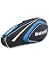 BABOLAT Club Line 3 Racquet Bag, Black/Blue, One Size