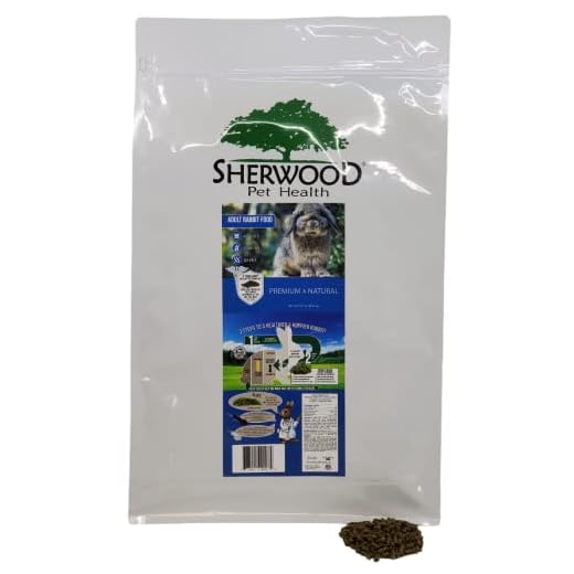 Sherwood Pet Health Adult Rabbit Food Alfalfa Timothy Hay-Based Blend 20 lbs, Grain and Soy-Free for Better Digestion