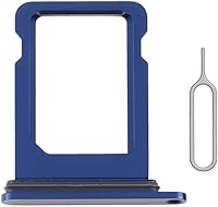 Vista 8 de Reemplazo de ranura para bandeja de tarjeta SIM para iPhone 13 (rojo) con anillo de goma impermeable y pasador de expulsión (versión de SIM simple)