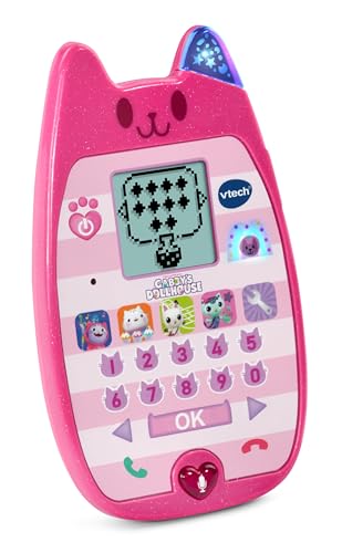 VTech Gabby's Dollhouse A Meow-Zing Phone, Official Gabby's Dollhouse Toy, Interactive Role Play Phone