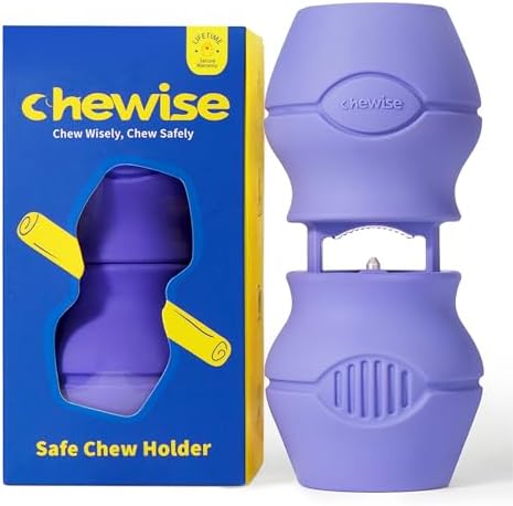 PetClan Chewise Bully Stick Halter – Sicherheit & Robustes Design, BPA-frei, Sicherer Ochsenziemer-Halter gegen Erstickungsgefahr, Geeignet für Verschiedene Kaustangen und Hundegrö