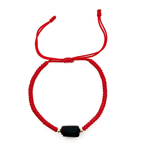 Red String Protection Bracelet for Women Against Evil Eye Genuine Jet Stone Azabache Contra el Mal de Ojo2