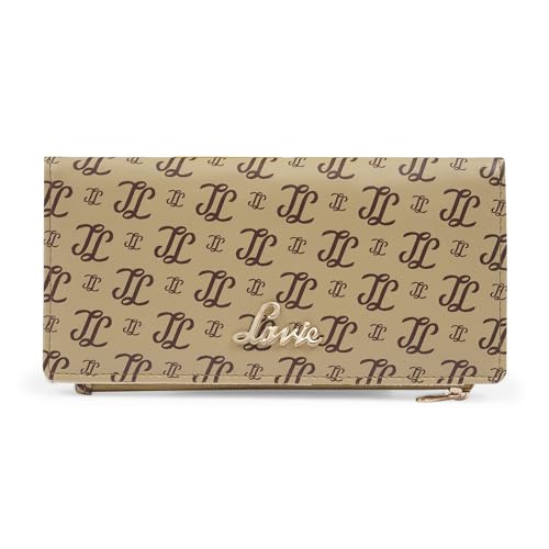 Image of Lavie Women's Safain Monogram LL Print Bifold Wallet | Ladies Purse Handbags