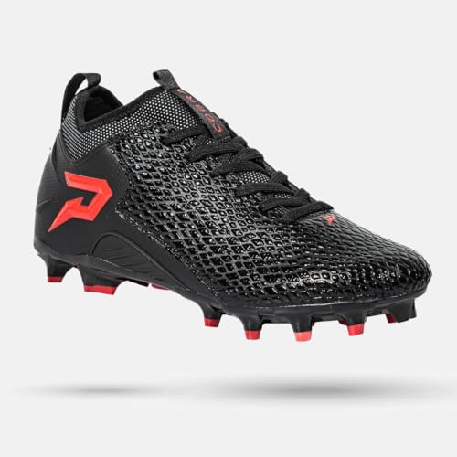 Quantum Speed: Football Cleats - Black Cobra Skin3