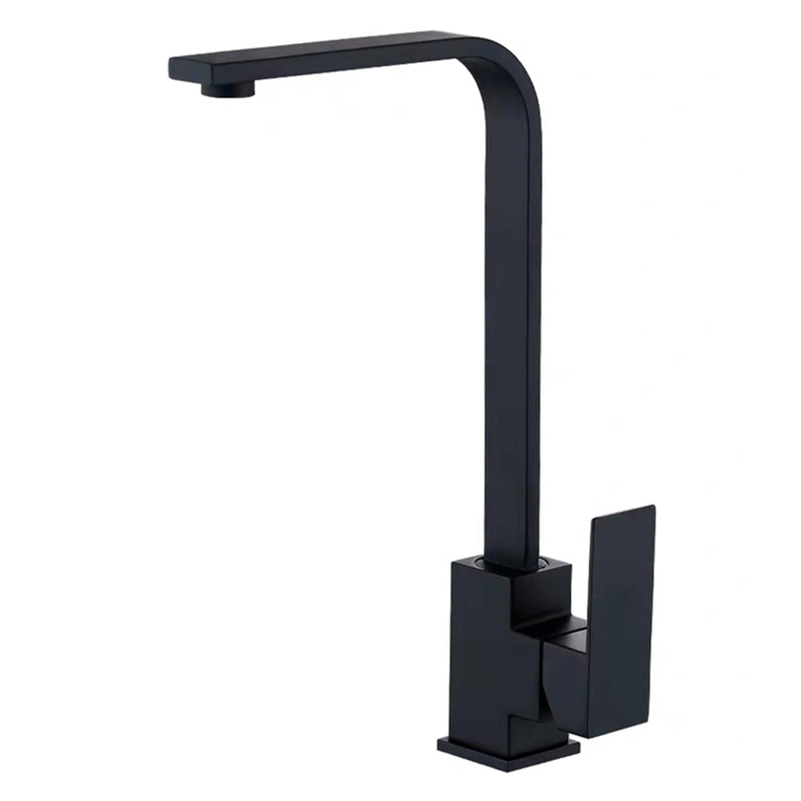 Robinets de cuisine noir mat mitigeur évier rotatif eau chaude froide