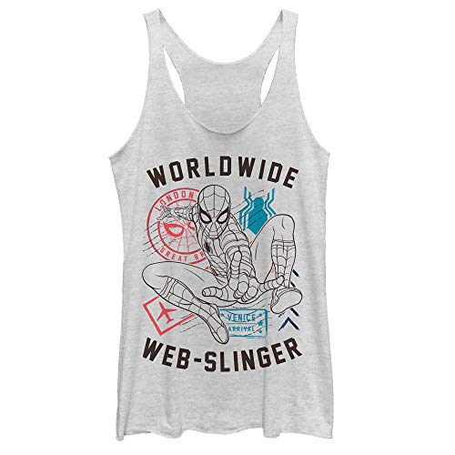 Marvel World Wide Web Slinger vintage chemise femme pour tenue geek chic