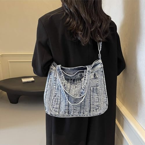 Bolso Tote Casual de Mezclilla para Mujer miniatura 4