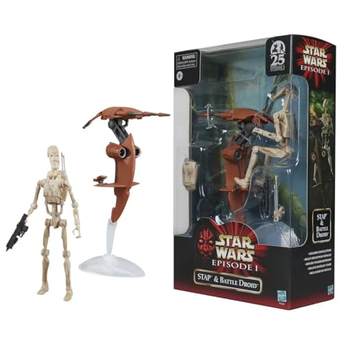 Star Wars 6' Black Series STAP & Battle Droid