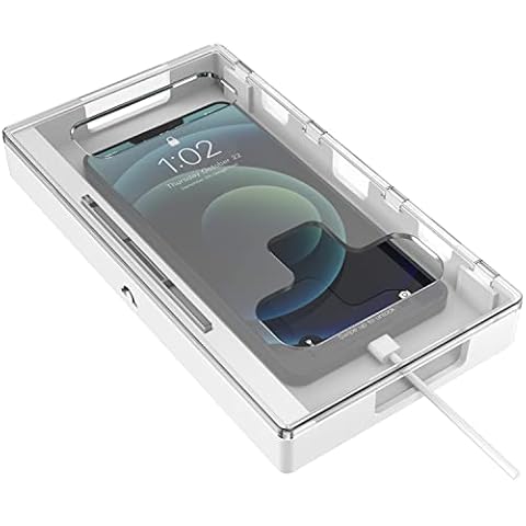 Cell Phone Jail Lock Box,Timer Self Control Mobile Phone Holder Locker Prison,Timed Phone Stand Cage for Sumsung/Google/iPhone 14/13 Pro Plus,Classroom Office Family Time Party Holiday Gadget Gift Cover