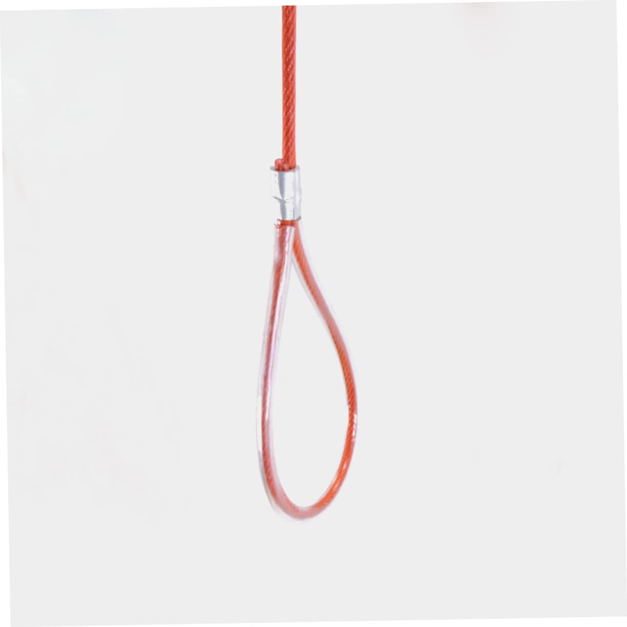 VICASKY Steel Wire Chew Dog Leash Red Durable Training Lead for Large Dogs Water Resistant Lightweight Easy Clean for Outdoor Walks Training