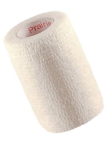 image for Prairie Horse Supply 4 Inch Vet Wrap Tape Bulk (White) (Pack of 6) Sel