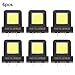 6PCS 14W LED Camping Lantern Compact Work Light Compatible with 20V 21V Power-Tool Lithium Batteries Adjustable Socket for Outdoor and Jobsite Use (6 pcs)