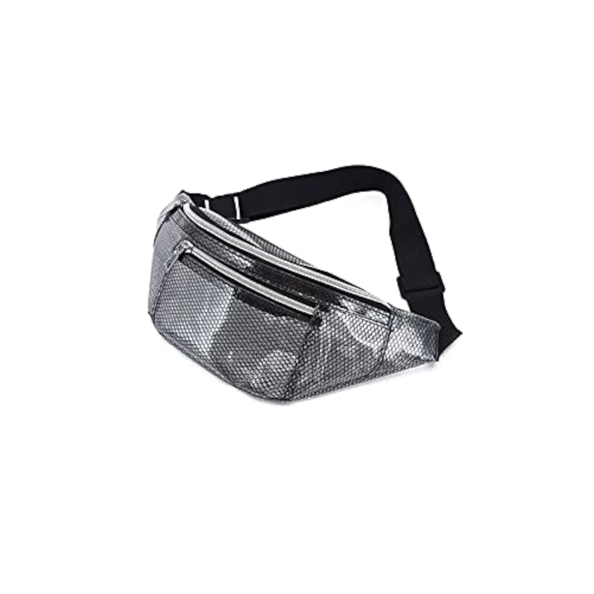 Women's Translucent Net Fanny Pack, Beach Travel Bag