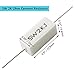 Qjaiune 10Pcs Cement Resistor 5W 2K Ohm Resistor, Ceramic Resistor Power Resistor, Precharge Horizontal Resistors Wirewound Resistor, Flame Resistance