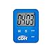 CDN Mini Digital Kitchen Timer with Easy to Read Display and Magnetic Back, 100 Minute Maximum, Blue (TM28-B)