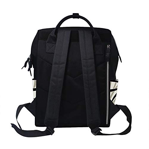 Sac à dos de haute capacité Fluid Art avec compartiments pour étudiante active - 3