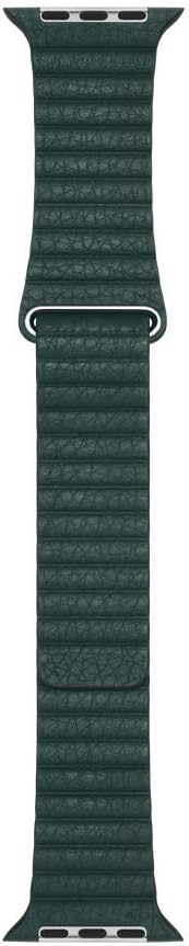 forest green leather loop