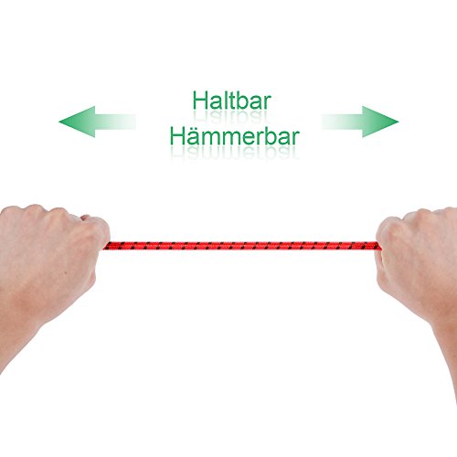 Anpro, corda elastica con ganci, 13 pezzi, per