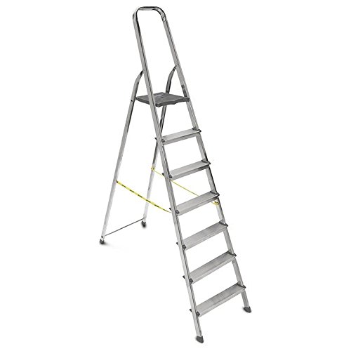 Escalera de aluminio simple 3 peldaños cannarozzi Serie Light 120 Cod. 830003