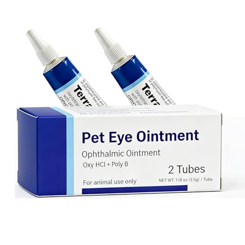 Jdicklary Pet Eye Cream for Dogs, Cats, Cattle, Horses, Sheep, Birds, 3.5g/0.125oz - 2 Tubes