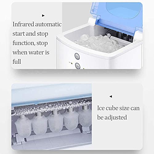 Máquina para hacer cubos de hielo portátil y eficiente miniatura 5