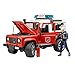 Bruder Land Rover Fire Department Vehicle with Fireman