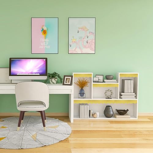 65Feet Bulletin Board Borders, Shine Scalloped Borders Bulletin Board Border Decorative,Trim Poster Borders Classroom Decoration for School, Classroom Decoration Strips (Gold)