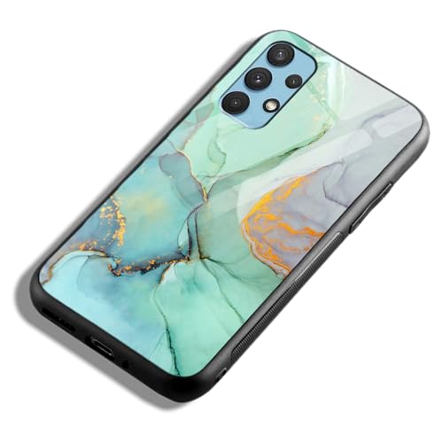 Image of COLORflow Back Cover Compatible with Samsung Galaxy A23 4G / A23 5G | Green Marble | Shockproof TPU Bumper Cover with Camera Protection Back Cover