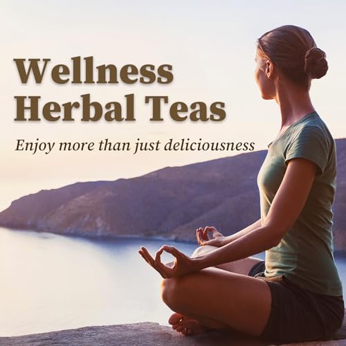 FullChea - Ginseng Tea bags, 60 Teabags - Pure Ginseng Root Tea - Caffeine-Free Herbal Tea with Natural Energy & Wellness Support