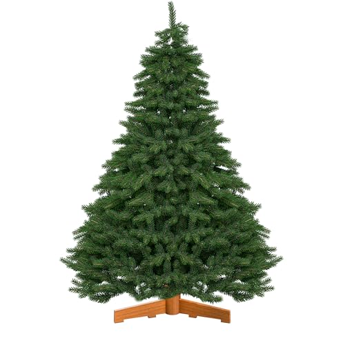 CASARIA® Albero di Natale Premium Artificiale Finto 180x110cm Legno Naturale Rami Densi PVC Stampato ad Iniezione Abete Verde Alberi Natale Finti