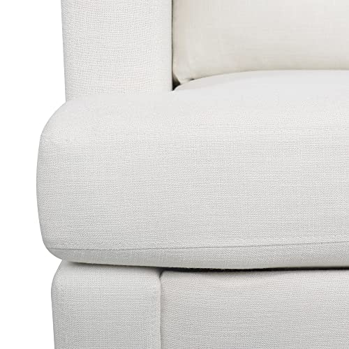 Nosga 3 Seat Sofa, Big Sofa Combination Sofa Velvet Sofa Velvet Sofa Set, Modern 72" Velvet Sofa Three Seater Couch And Single Sofa Unique Arm And Wood Legs, Creamy-White #TOP5