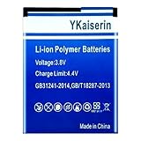 【Haute capacité et longue veille】.Capacité : 2900 mAh. Plus de stockage d'énergie, 0 cycles, temps de veille plus long.
