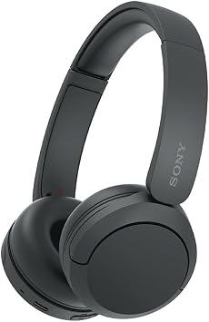 Sony WHCH520/B Wireless Headphones with Microphone Black Bundle with Mizco Travelocity in-Ear Headphone (Colors May Vary), Headphone Case, 2X Converter Adapter and 1 YR CPS Enhanced Protection Pack