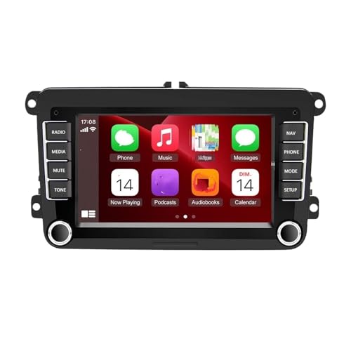 ���C�����X carPlay �A���h���C�h�����\�� 7�C���` Android 14 4G+64G�A�p��Apple Carplay �J�[�X�e���I GPS�A�p��VW �S���t 5 6 �p(1-32 Carplay DAB Cam)