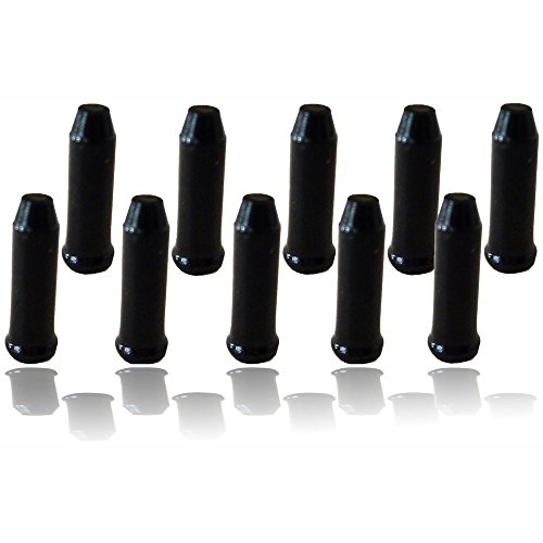 OEM 10 x Inner Gear Brake Bike Cable Ends Crimps Ferrule Black