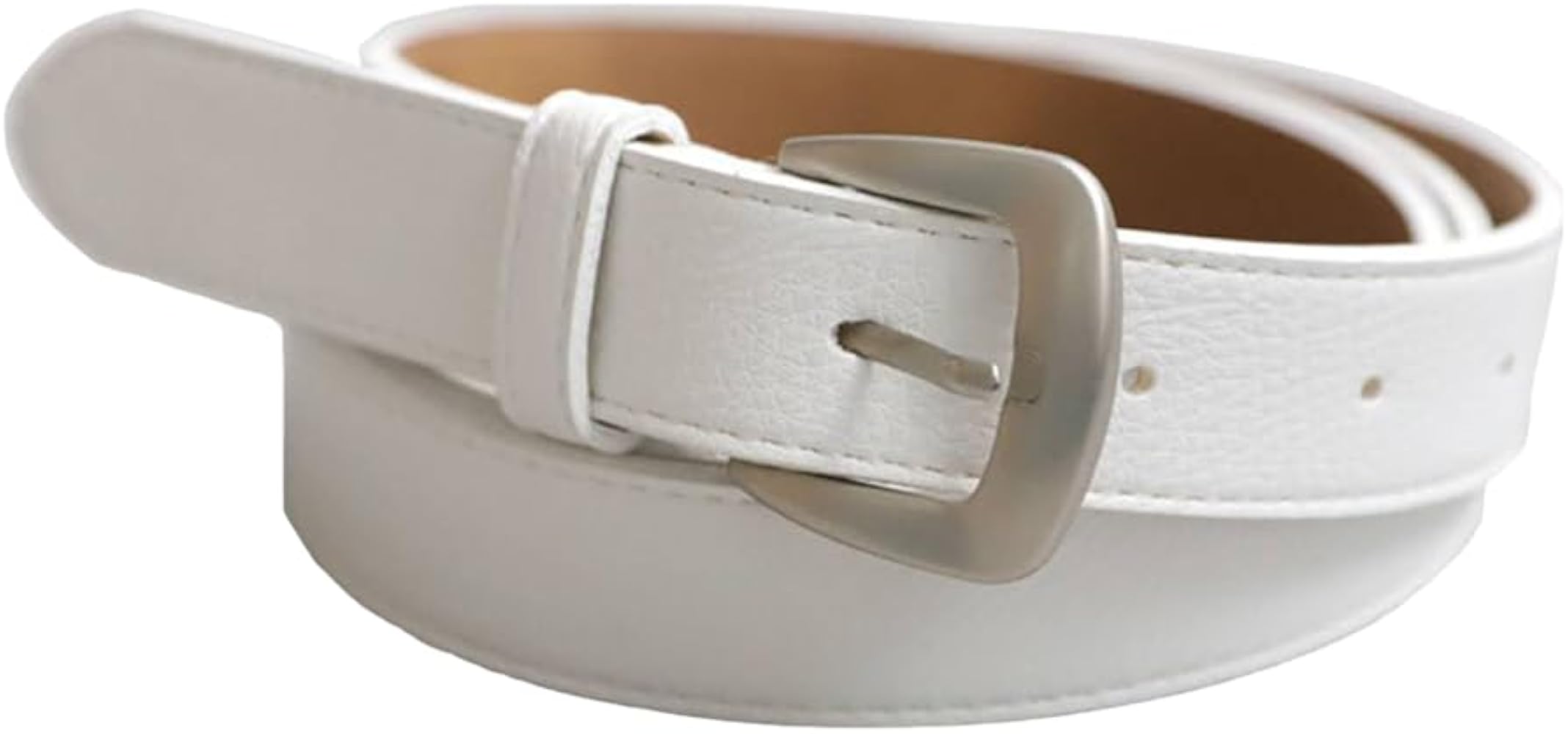 Amazon | [antiqua] アンティカ マット テクスチャー ベルト