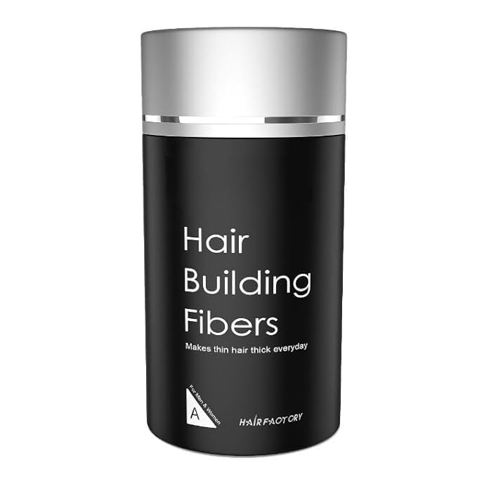 Hair Thickening Fibers – 25g | Instantly Conceals Thinning Hair & Bald Spots | Natural Keratin-Based Formula | Black | For Men & Women-image-13
