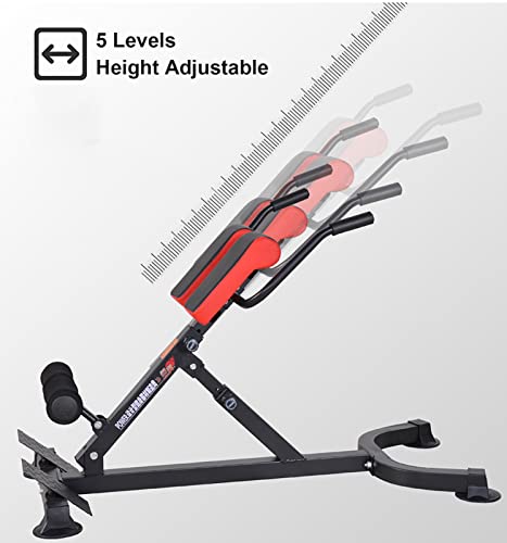 romeinse stoel Hyperextensie Oefening Romeinse Stoel met Dipstation, Krachttraining Verbrandt Vette Machine, Fitnessapparatuur voor Push-ups/geiten Staan - Image 5
