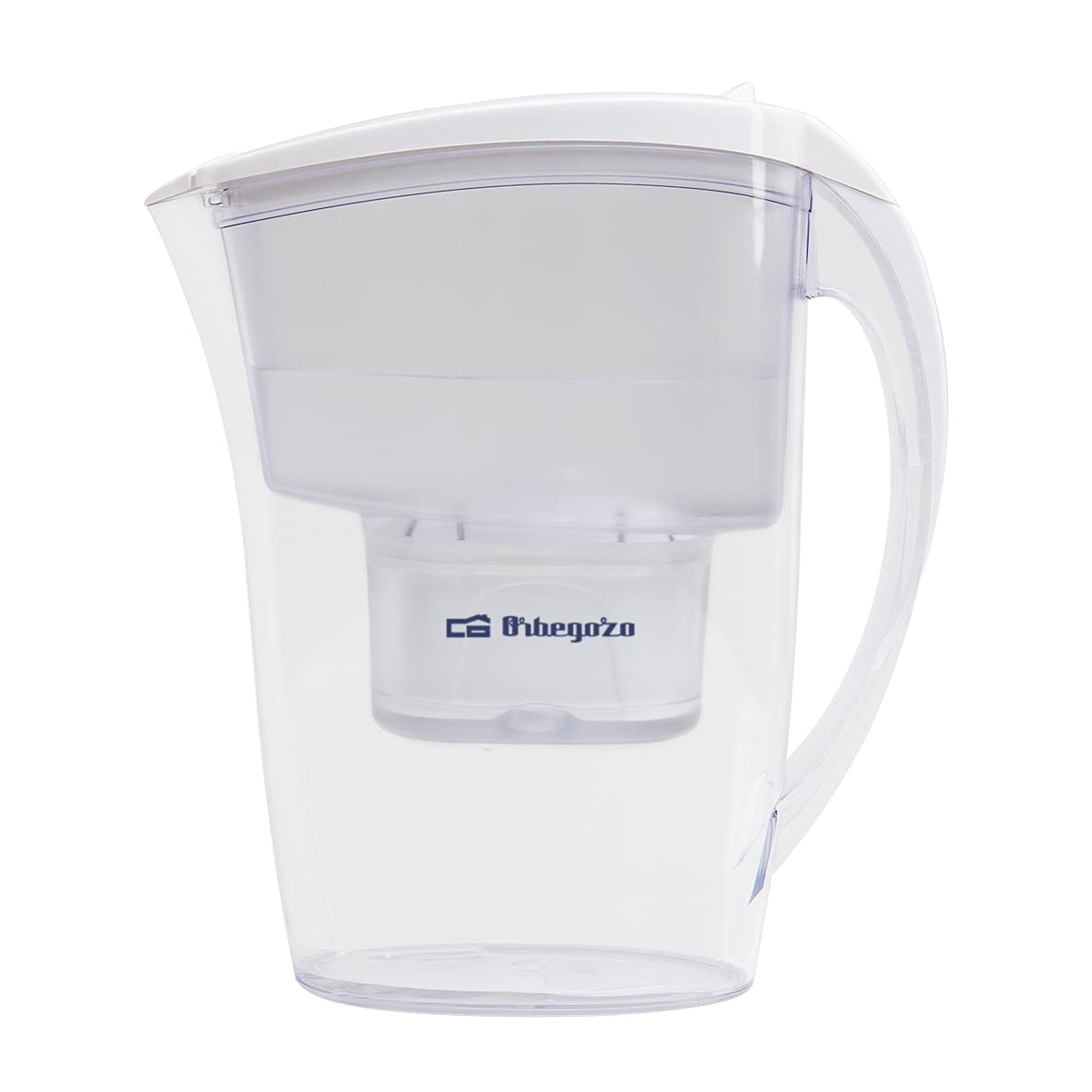 JR 3025 Water Filter Carafe 2.4 Litre Capacity Reduces Limescale and Chlorine LCD Display with Counter 3 Filters